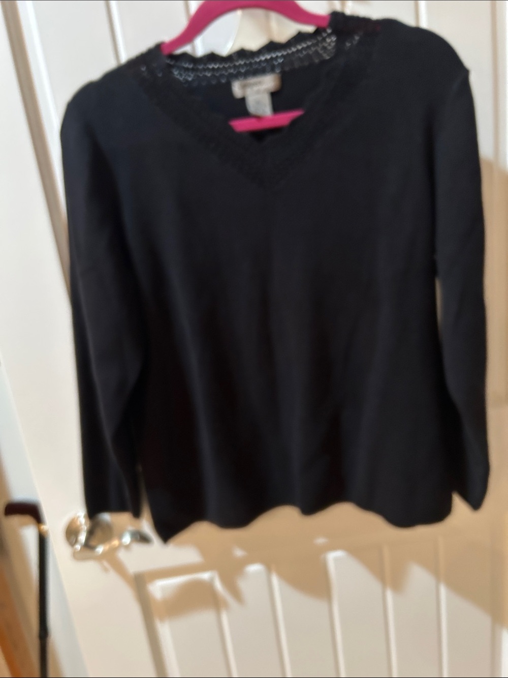 Designers Originals Black V-Neck Sweater